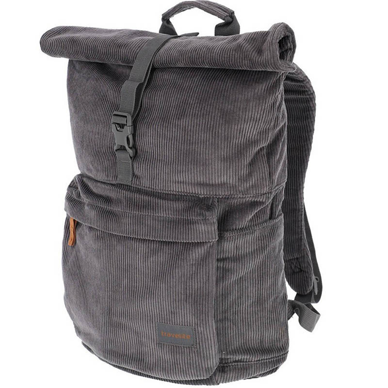 

Городской рюкзак Travelite Cord Anthracite Rollup для ноутбука 15" 17л (TL096410-04)