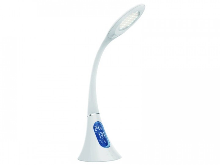 

Светодиодный настольный светильник Luxel 220-240V 10W (белый)+LCD-экран (TL-03W)