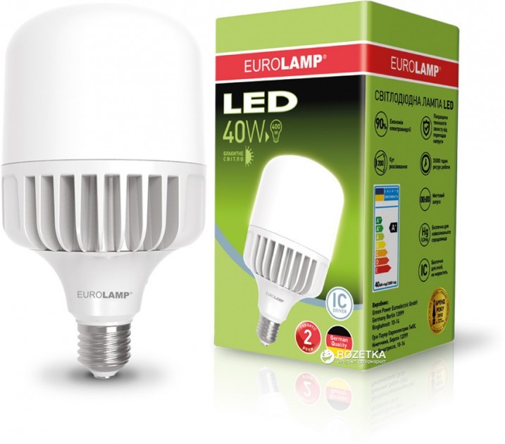 

EUROLAMP LED Лампа надпотужна 40W E27 6500K