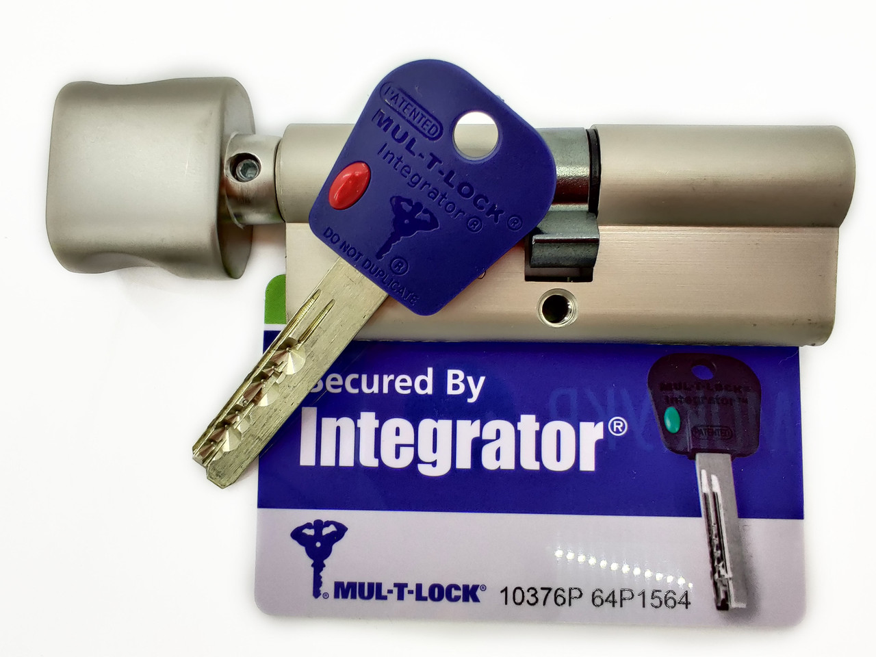 

MUL-T-LOCK INTEGRATOR ключ/тумблер никель (Израиль) 120 мм 50x70T