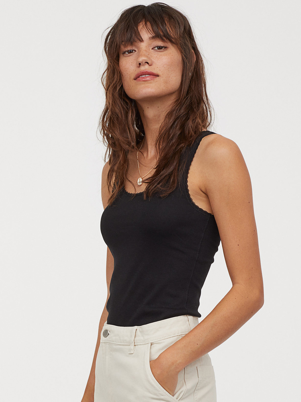 

Майка H&M 5727971RP7 XS Черная