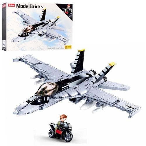 

Конструктор SLUBAN M38-B0928 военный самолет