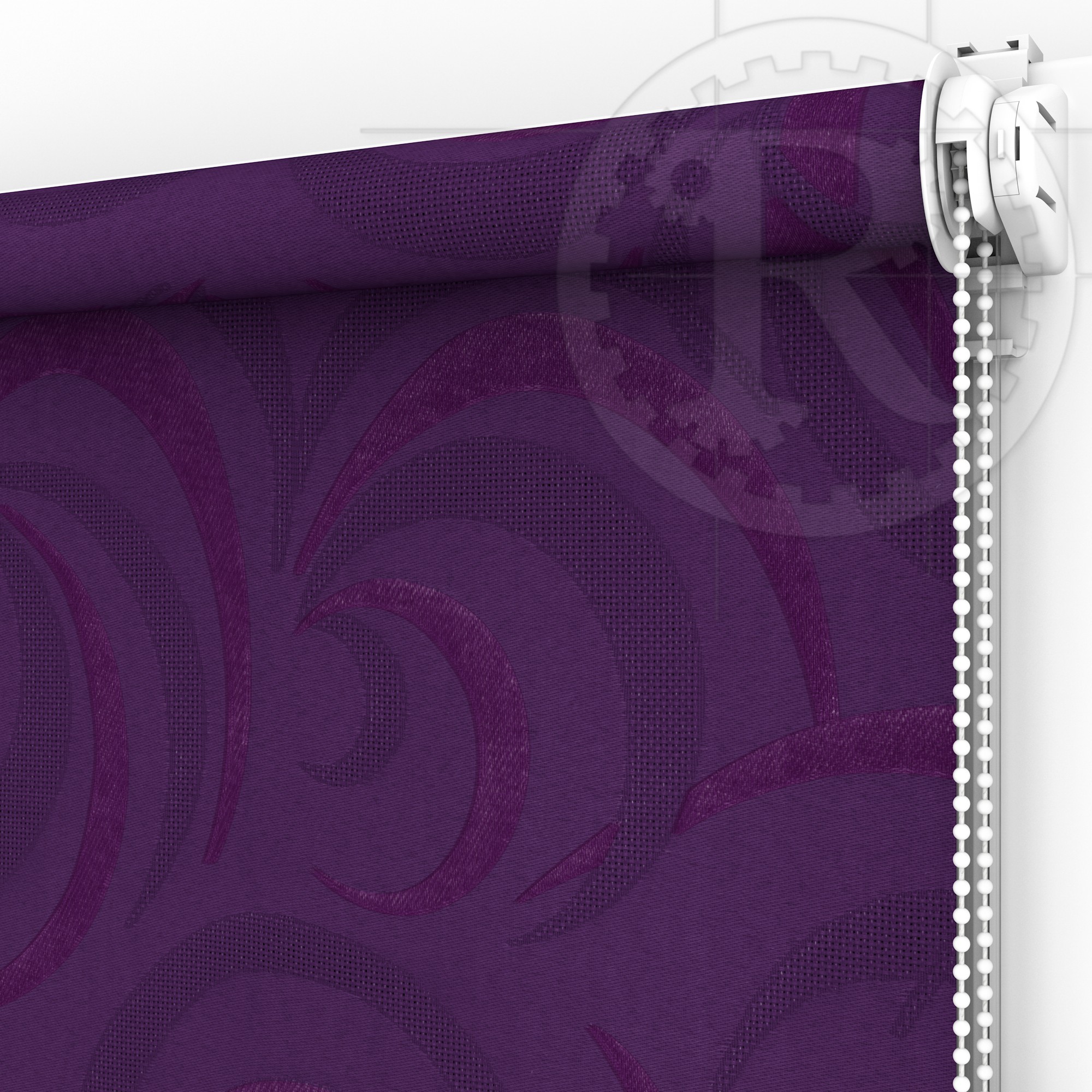 

Рулонная штора Tunis 706 Purple 150 x 200 см