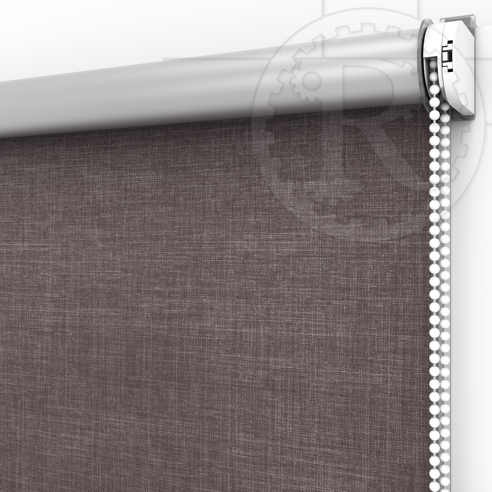 

Рулонная штора Блэкаут Melange Silver 11 Cappuccino 70 x 200 см