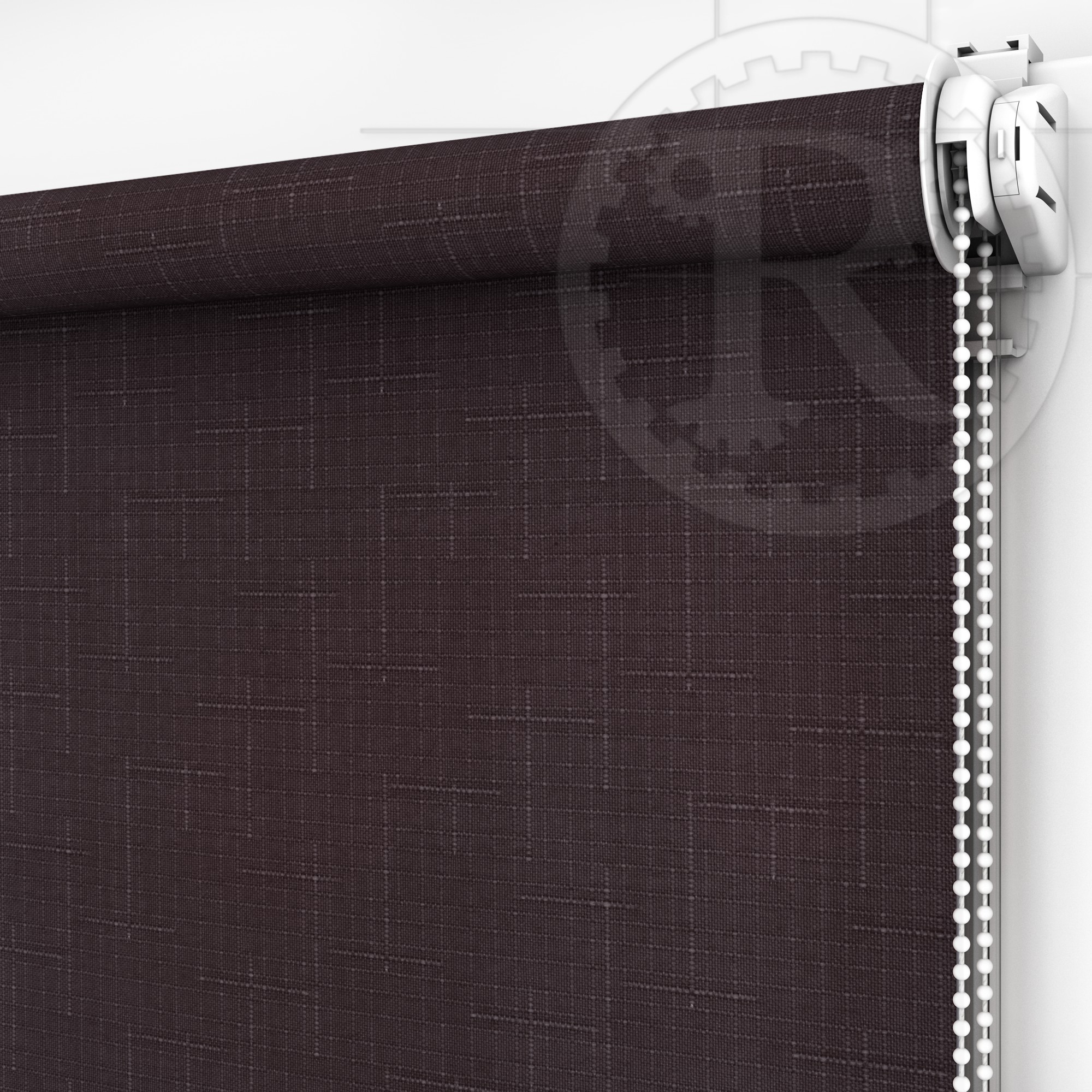 

Рулонная штора Linen 7410 Chocolate 140 x 200 см
