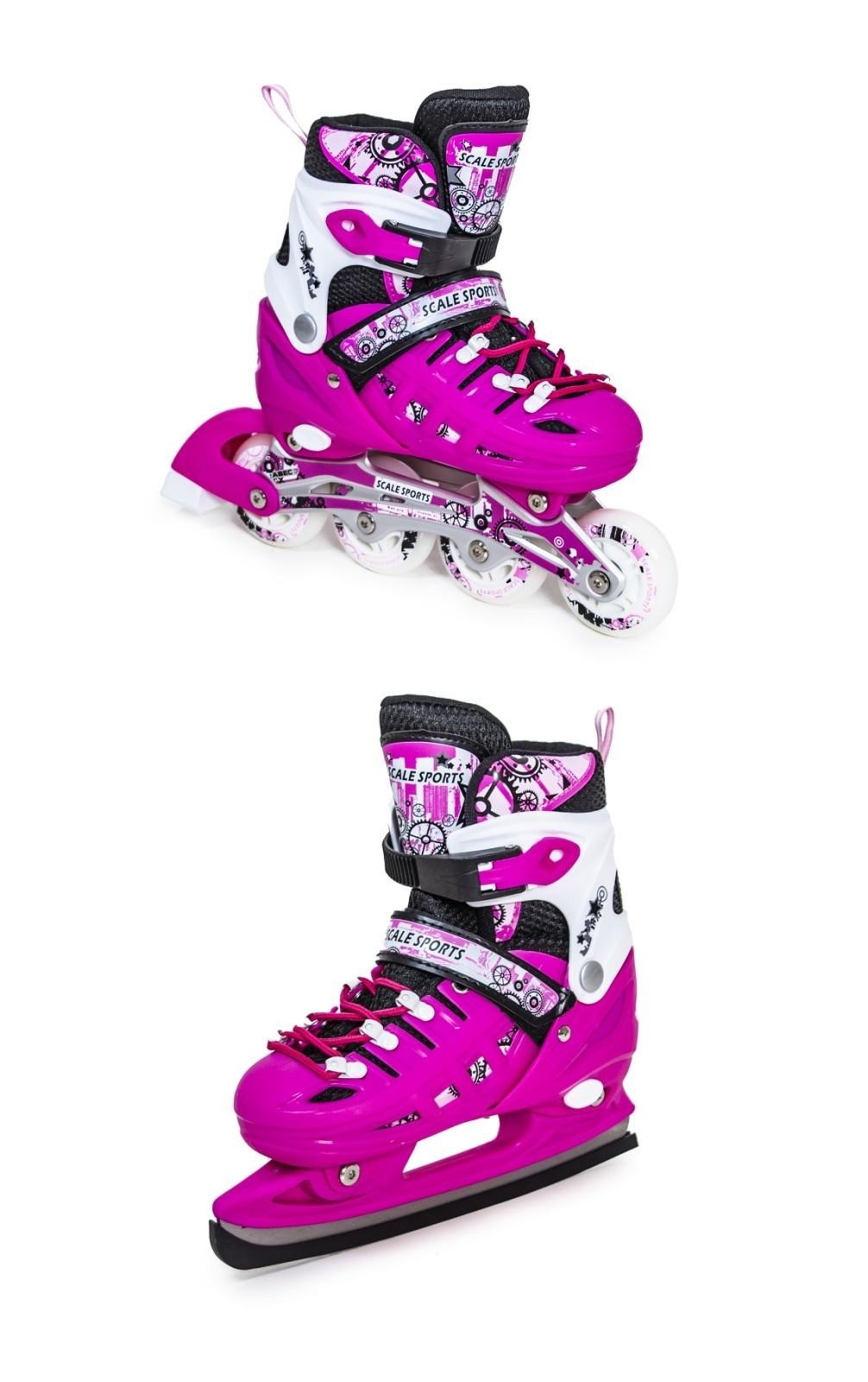 

Роликовые коньки (2 в 1) Scale Sport 38-41 Pink