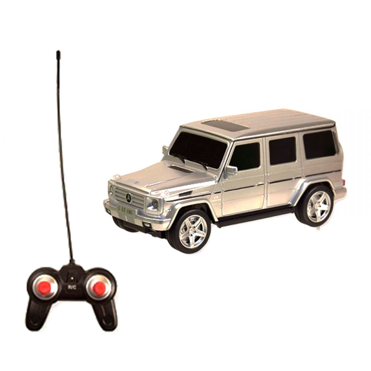 

Машина на радиоуправлении Mercedes G55 из серии Автопром серебристая Автопром (8807) (57632)