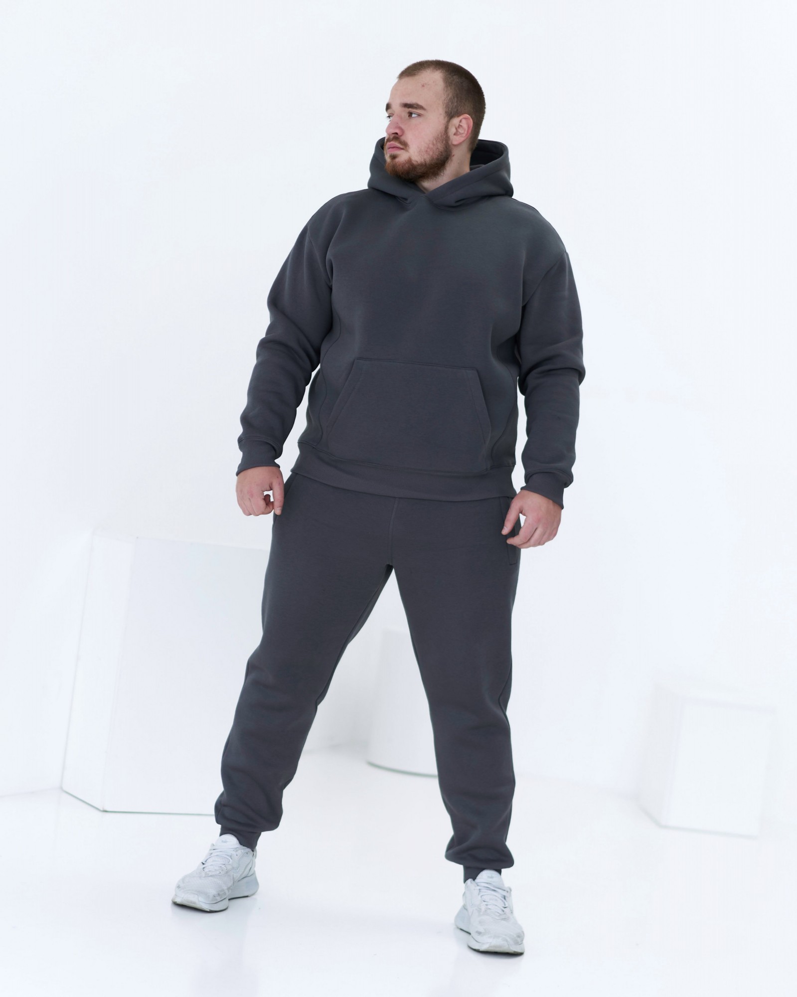 

Спортивный костюм зимний GR8 active wear модель 3644w3-графит размер 6XL