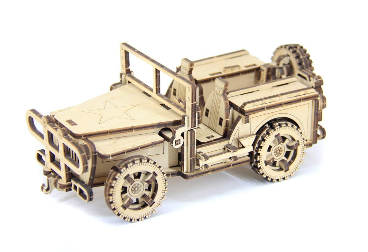 

Дерев'яний конструктор "Джип Willys MB"