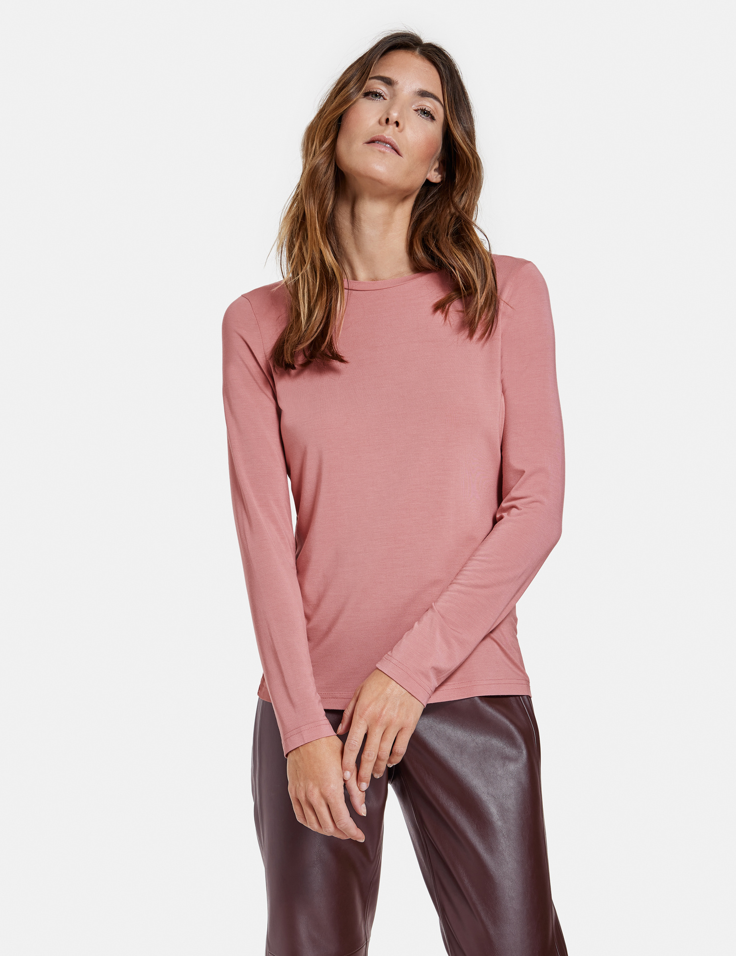 

Лонгслив Gerry Weber  Светло-розовый 670227.35028, Лонгслив Gerry Weber 40 Светло-розовый 670227.35028