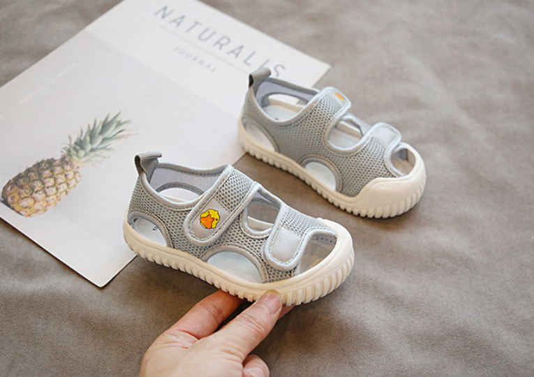 

Босоножки детские с уточкой 24 14,5см Серый (15832)