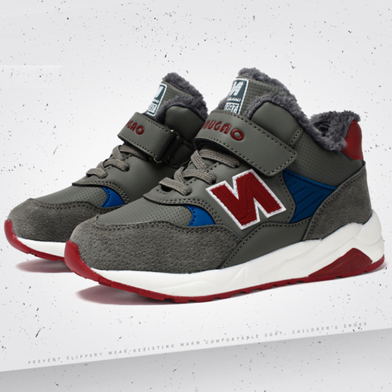 

Кроссовки теплые Bubugao 36 22,5см Серый (3981)