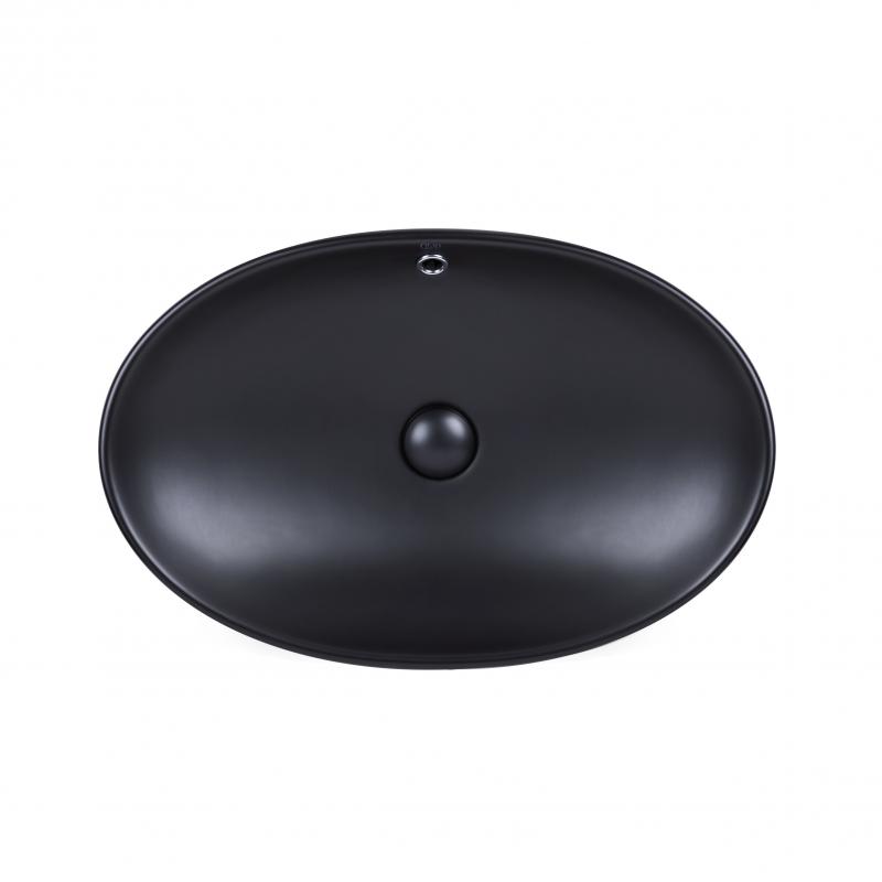 

Раковина подвесная моноблок Qtap Dove MATT BLACK QT063077MBMB SD00046249