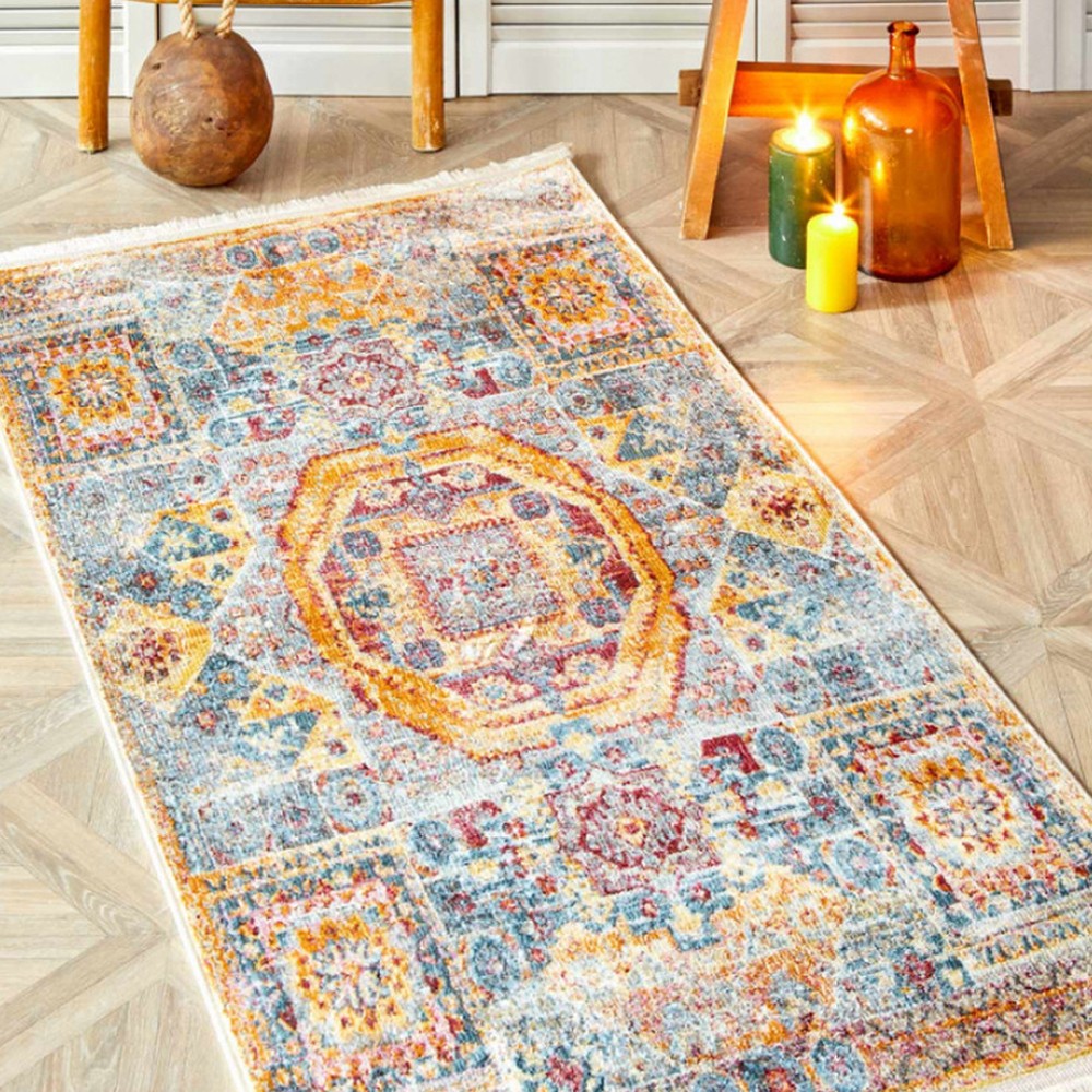 

Коврик Karaca Home Gordion Turkuaz 80х150 см svt-2000022279666