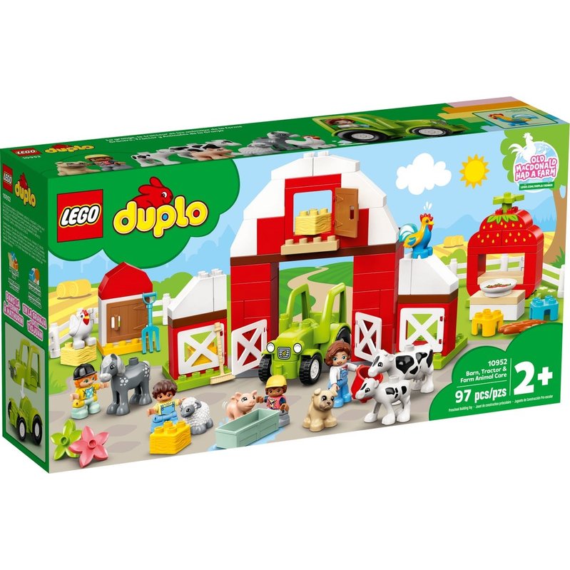 

Конструктор LEGO DUPLO Хлев, трактор и уход за животными (10952)