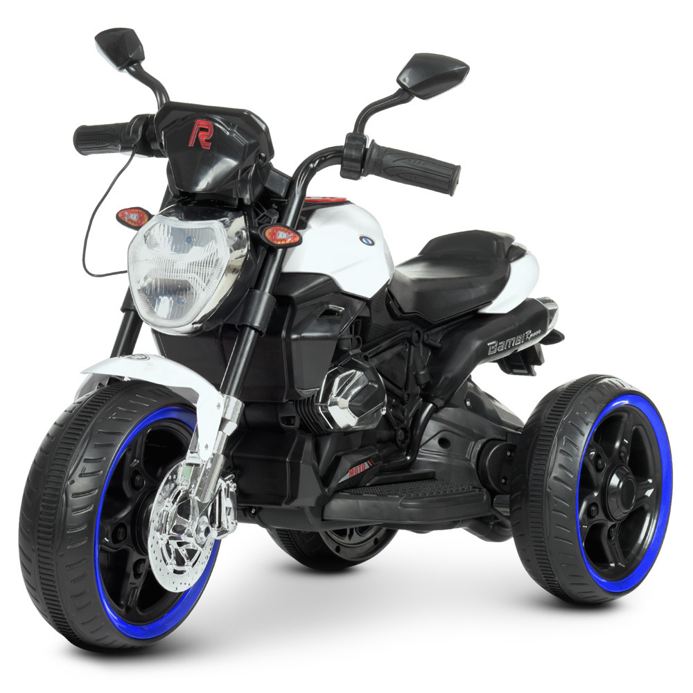 

Мотоцикл Bambi Racer 2х25W M 4534-1 Black-White (M 4534)