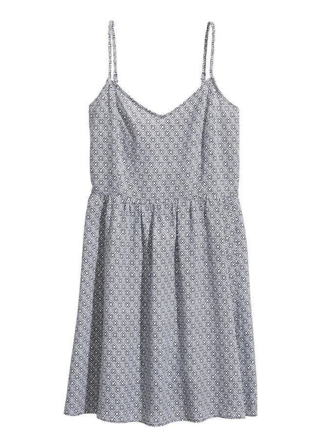 

Сарафан H&M 40 черно-белый 33267800011270