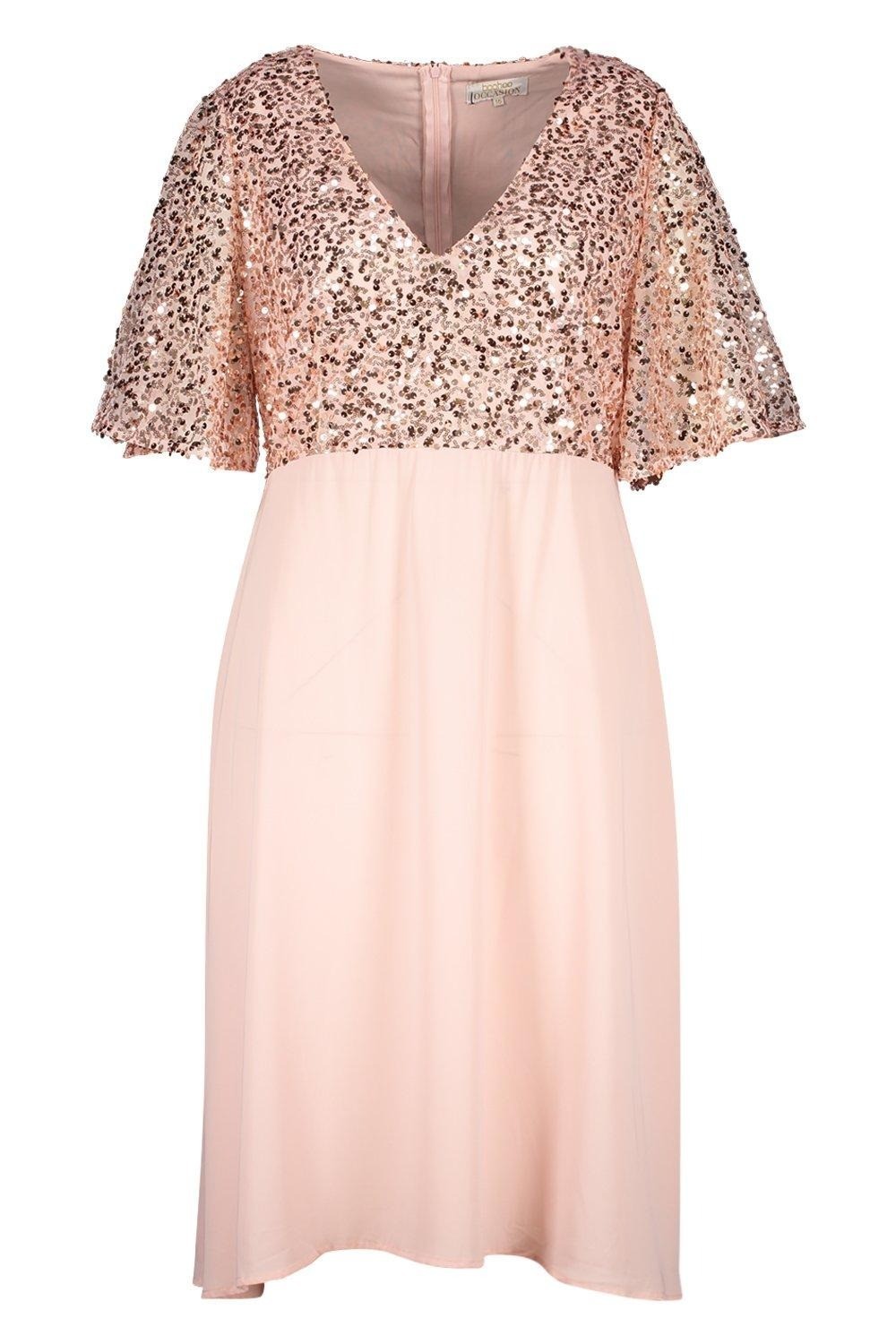 

Платье Boohoo 50 розовый 1000399118010