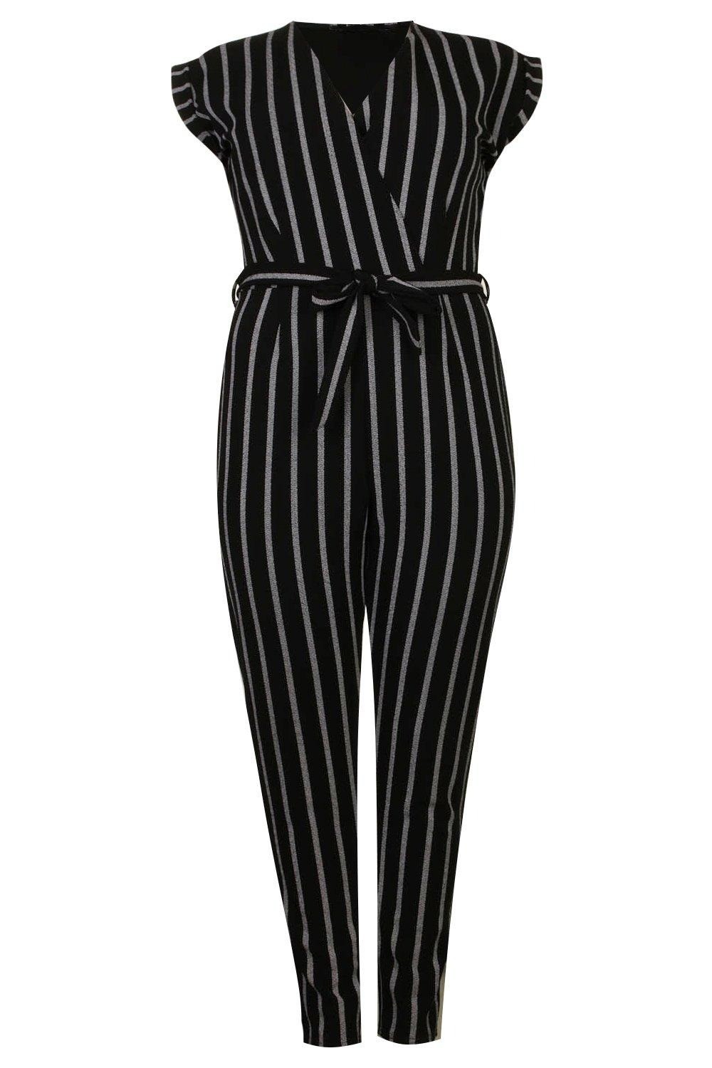 

Комбинезон Boohoo 46 черно-белый 1000399118000