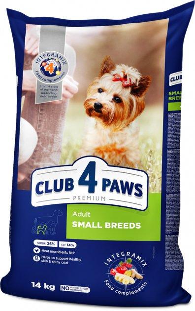 

Сухой корм для собак малых пород CLUB 4 PAWS PREMIUM 14 кг