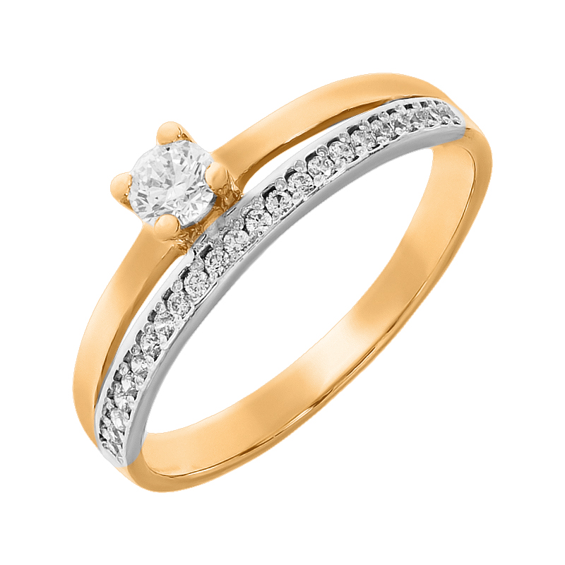

Кольцо помолвочное Diamant к2572 17.0