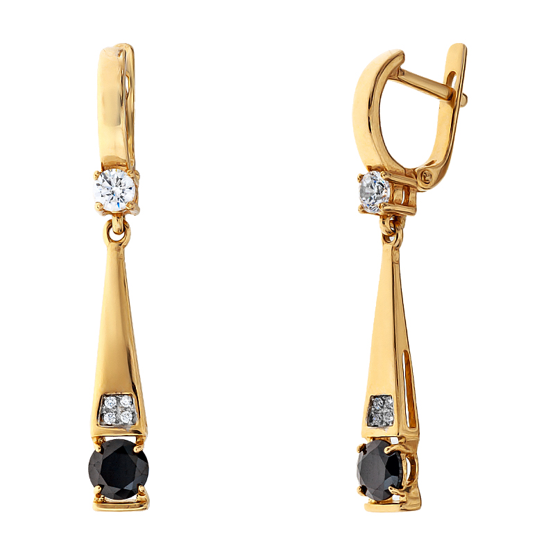 

Серьги-подвески Diamant с2076-01