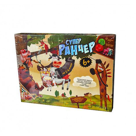 

Настільна гра Danko Toys Супер Ранчер укр (ДТ-НВ-08-19)