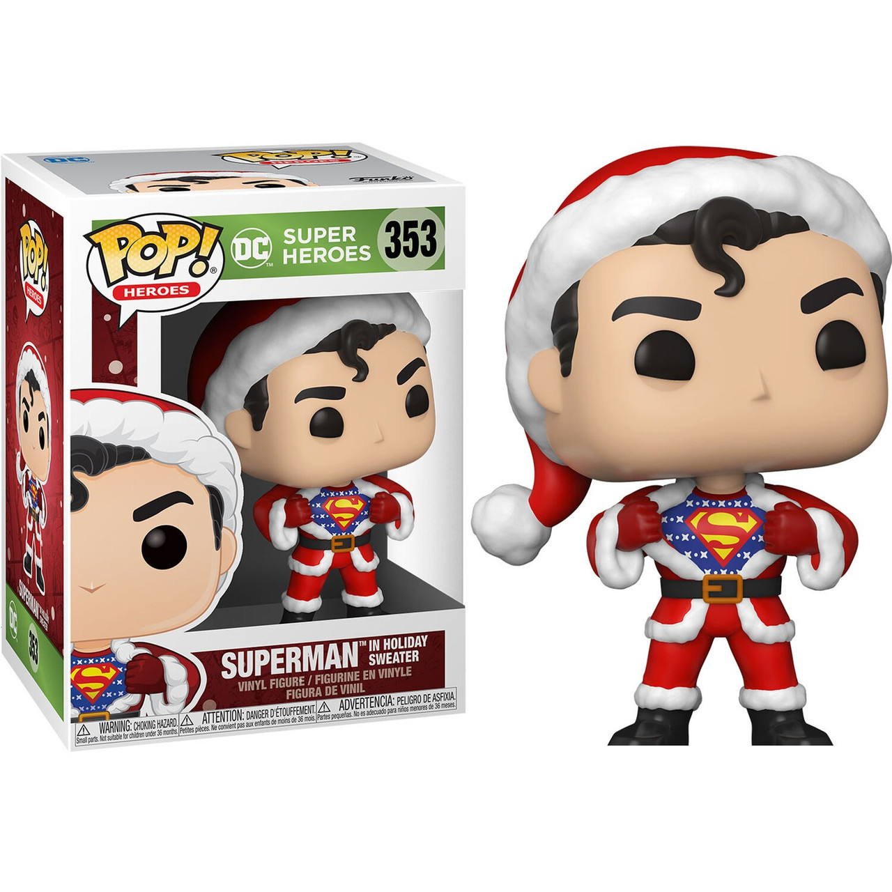 

Фигурка Funko Pop Фанко Поп Супер герои Супермен Super Heroes Holidays Superman 10 см SН S 353 (CZ00SН S 353)