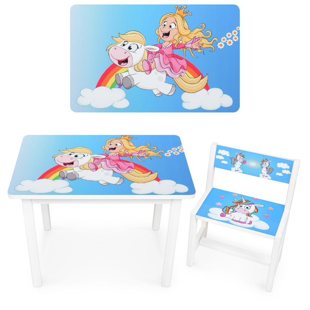 

Столик Bambi Единорог BSM1-35 White Blue (BSM1-35)