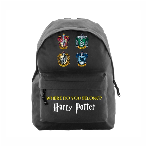

Рюкзак Vivay Harry Potter "Where do you belong" 38Х12Х28 см Чорний (9745)