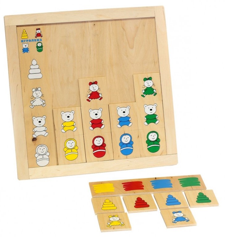 

Деревянная игра Классификация Lam Toys Подбери игрушку (1315)