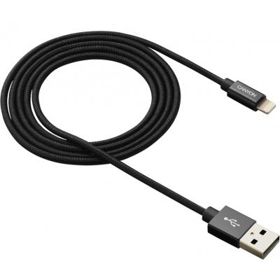 

Дата кабель USB 2.0 AM to Lightning 1.0m MFI Black Canyon (CNS-MFIC3B)