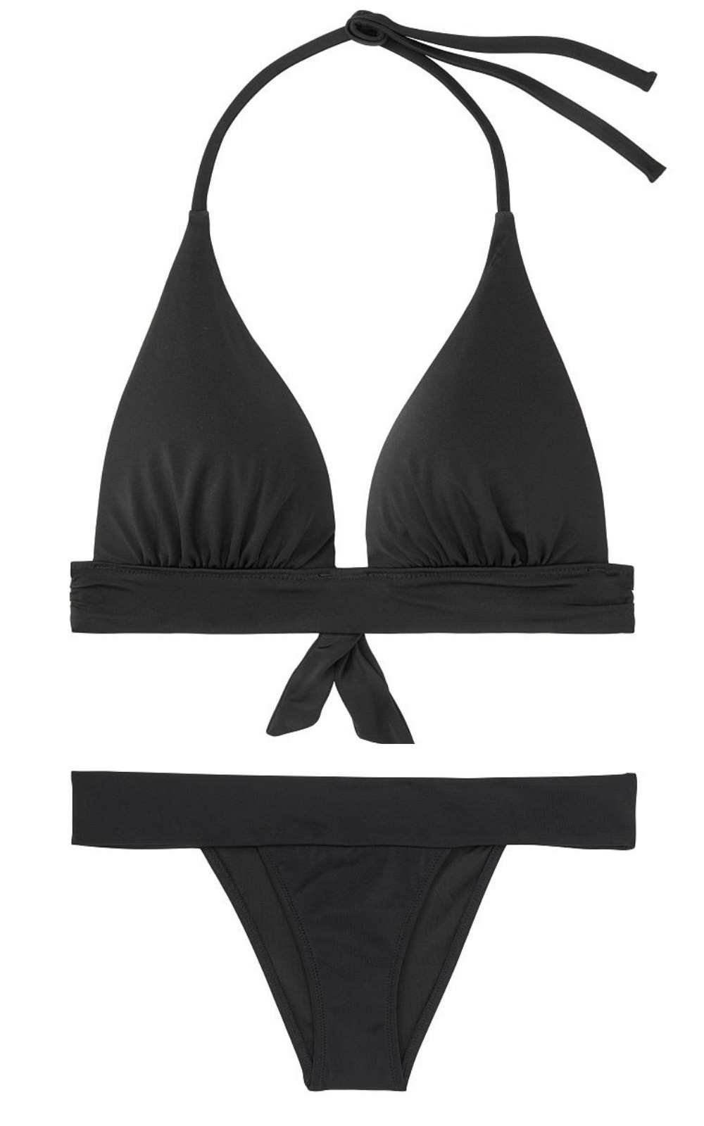 

Раздельный купальник с пуш ап Victoria´s Secret топ и плавки 1159757404 (Черный, M)