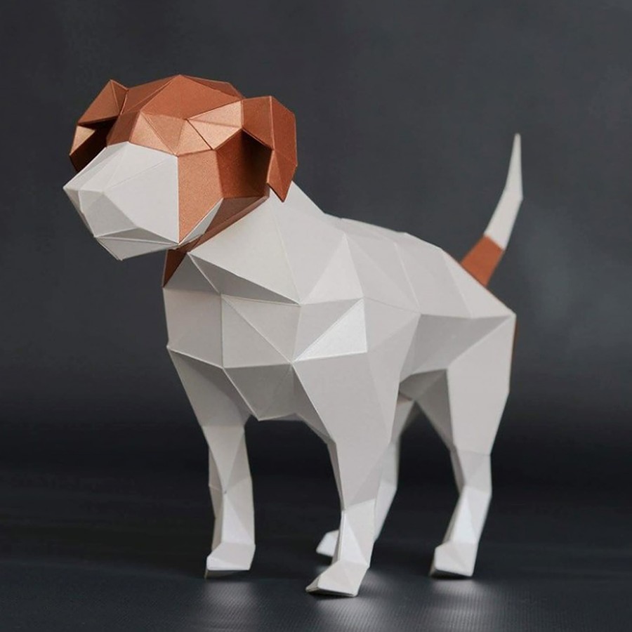 

Паперкрафт модель Джек-Рассел-Терьер Papercraft