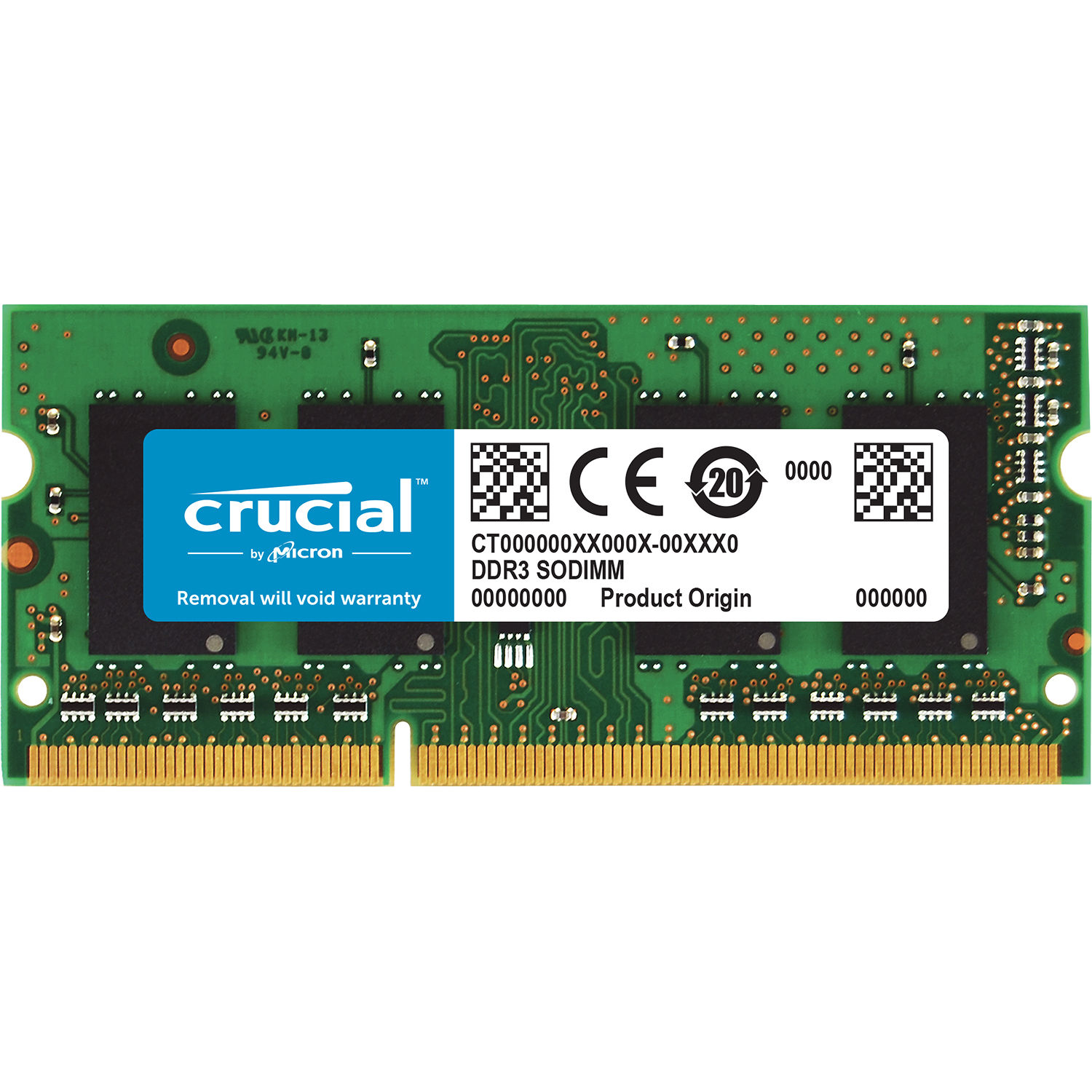 

Оперативна пам'ять Crucial SODIMM DDR3 4Gb 1333MHz PC3-10600 (CT51264BC1339.M16FR)