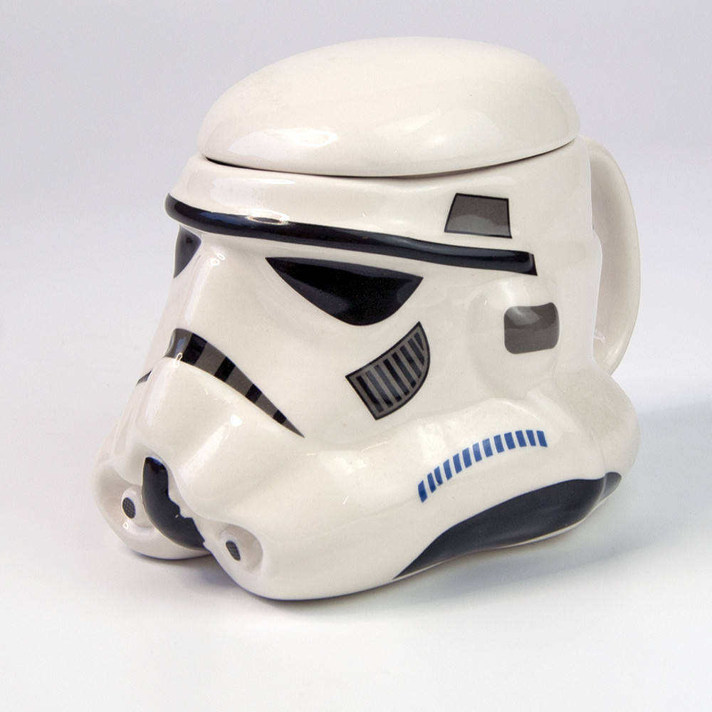 

Кружка фигурная Star Wars Штурмовик с крышкой 1447618968