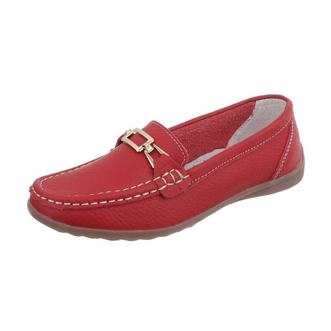 

Мокасины женские La Bottine Souriante. Натуральная кожа 36 Красный (5005-red!36 - 9426)