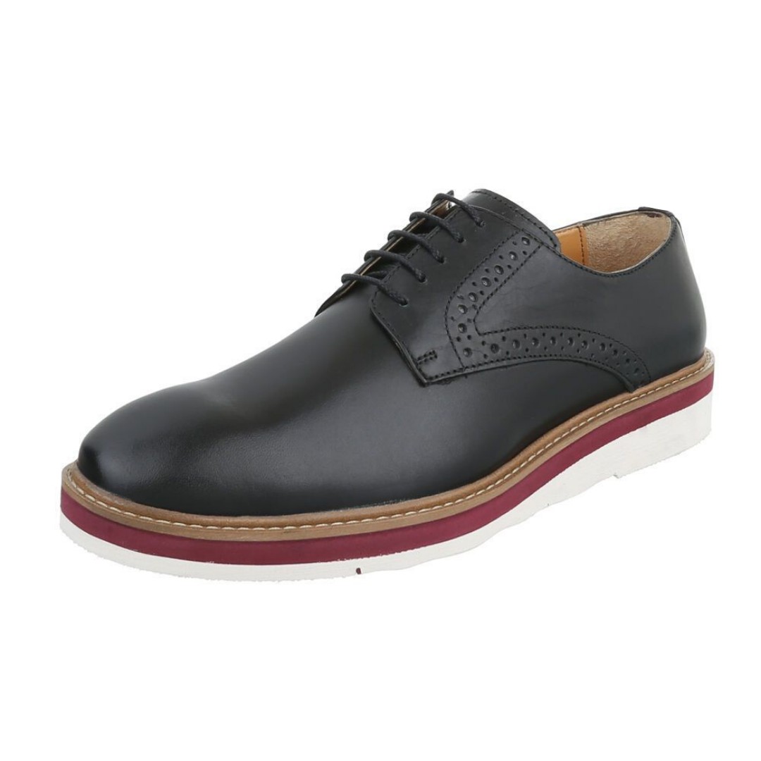 

Туфли мужские COOL WALK. Дерби 44 Черный Кожа. (AS-303-black!44 - 9092)