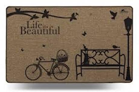 

Коврик придверный 60х90 см Life is Beautiful Лен Dariana D-5447