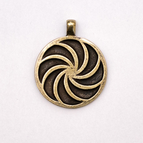 

Амулет кулон Ярило Semantic Jewelry Бронзовое покрытие 2.5 x 3.0 x 0.2 см
