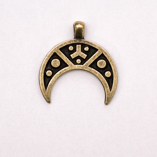 

Амулет кулон Лунница Semantic Jewelry Бронзовое покрытие 2.5 x 2.5 x 0.2 см
