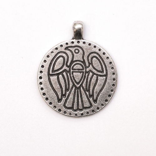 

Амулет кулон Сокол-Оберег Перуна Semantic Jewelry Серебрение 2.5 x 3.0 x 0.2 см