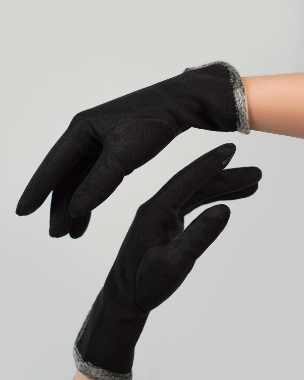 

Женские перчатки ISSA PLUS PE-05 7 черные
