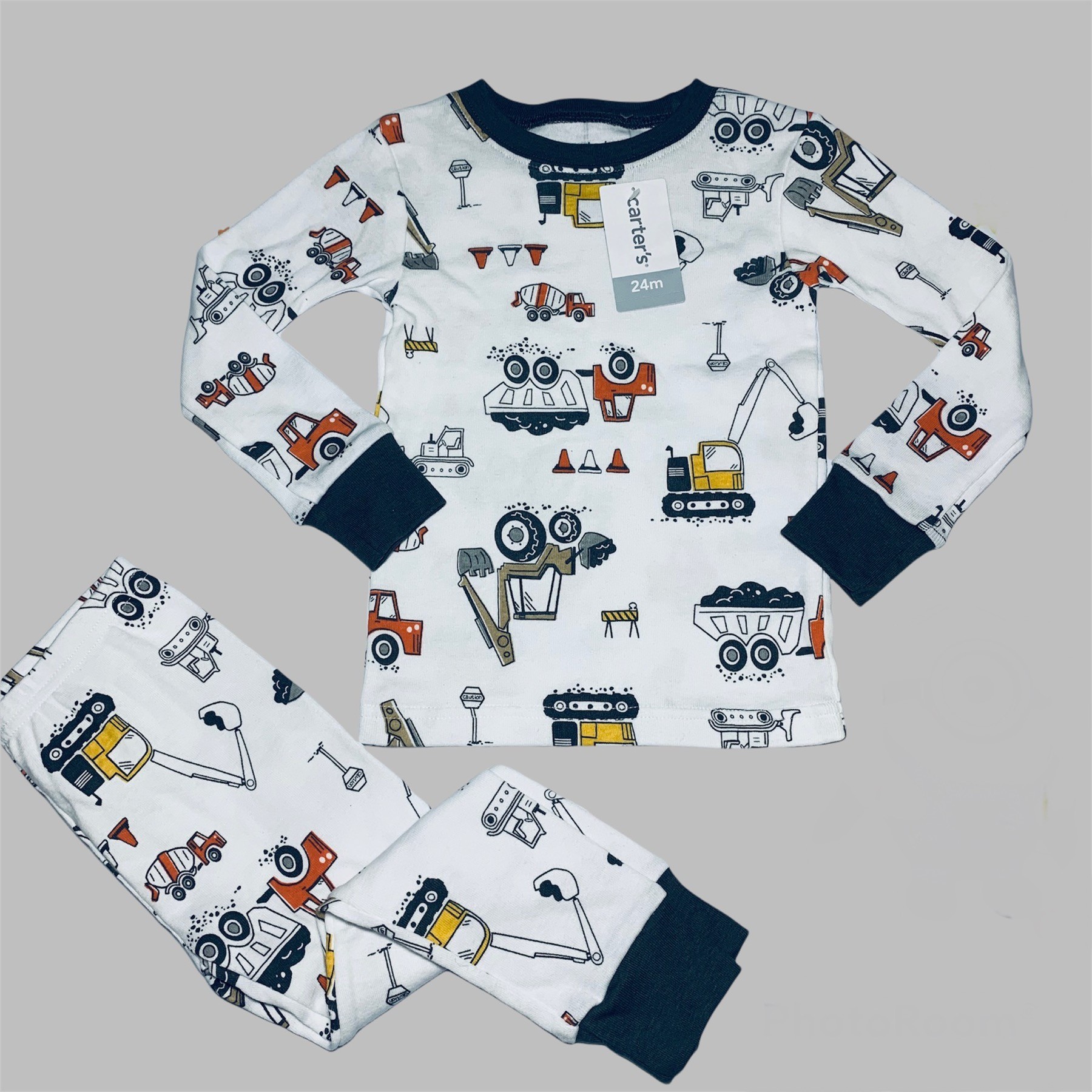 

Пижама Carters 83-86 см Белый/коричневый