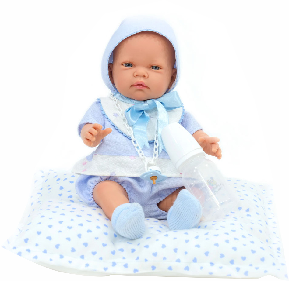 

Кукла Nines d`Onil Новорожденный в голубой одежде в коробке (8435054368127)