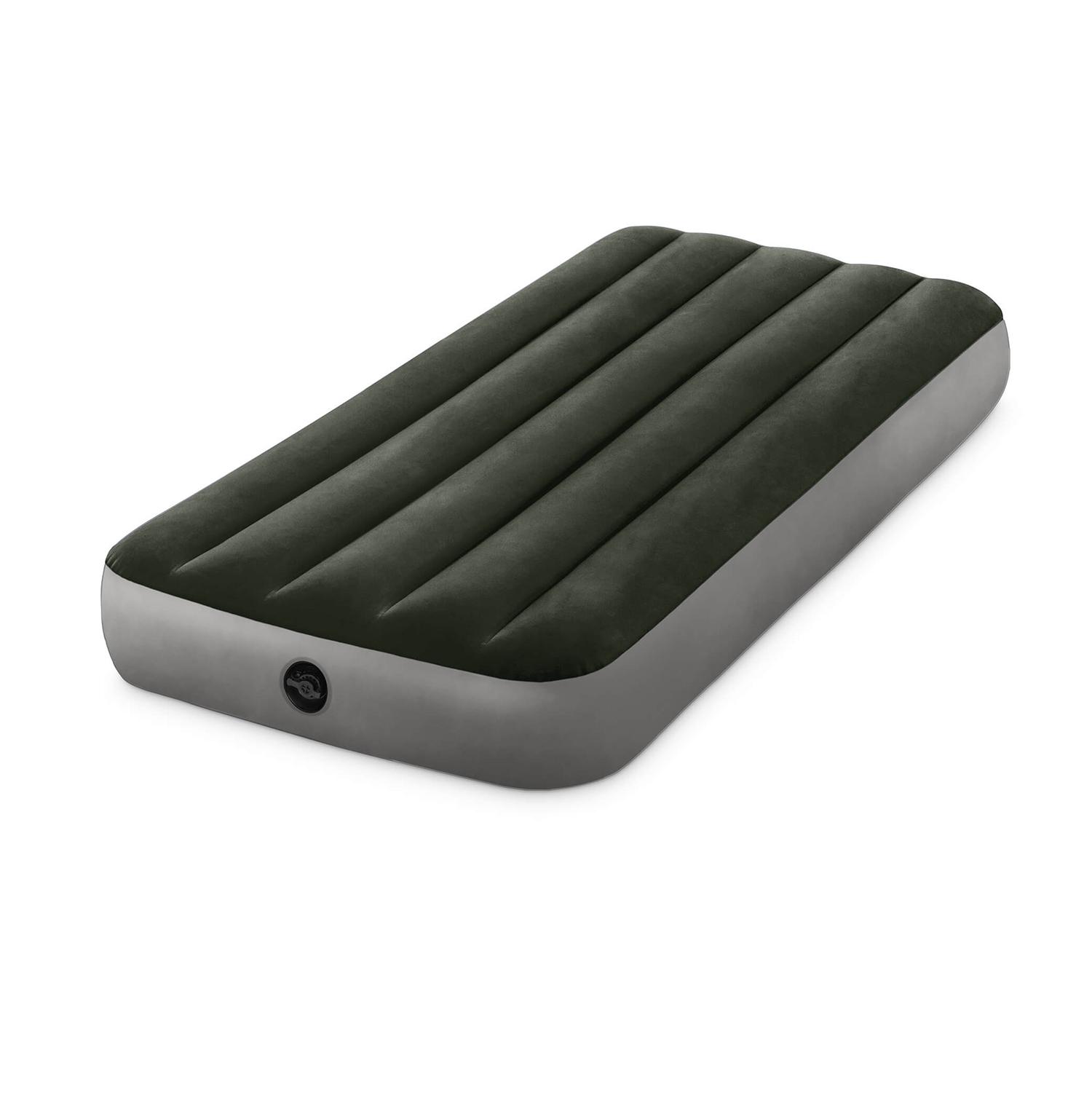 

Одноместный надувной матрас Intex 64106 Pillow Rest Classic 76 x 191 x 25 см Зеленый (RT-64106)