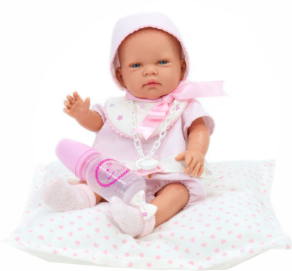 

Кукла Nines d`Onil Новорожденный в розовой одежде в коробке (8435054368226)