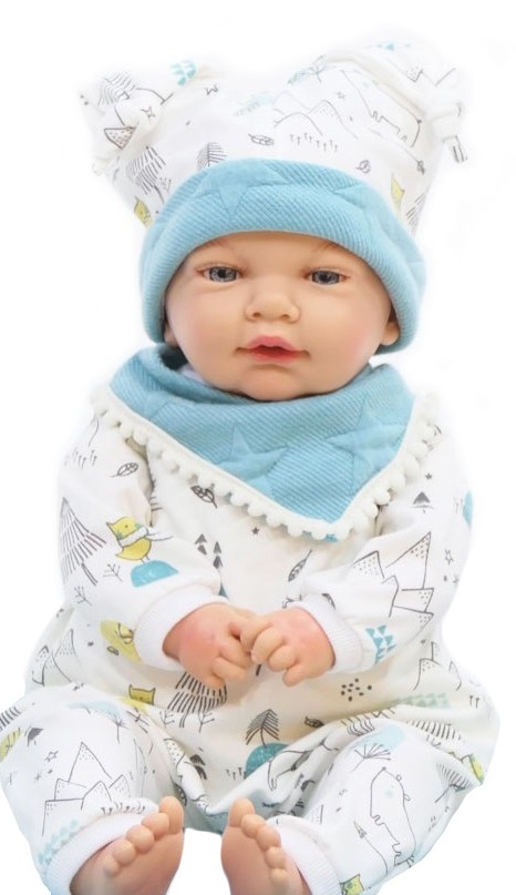 

Кукла Nines d`Onil Малыш который плачет в голубой одежде в коробке (8435054370236)