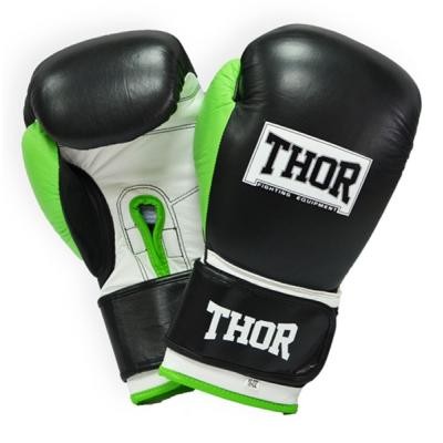 

Боксерские перчатки Thor Typhoon 16oz Black/Green/White (8027/01(Leather) B/GR/W 16 oz.)