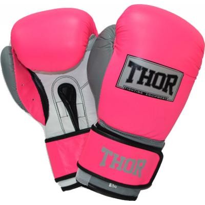 

Боксерские перчатки Thor Typhoon 16oz Pink/White/Grey (8027/02(Leath)Pink/Grey/W 16 oz.)